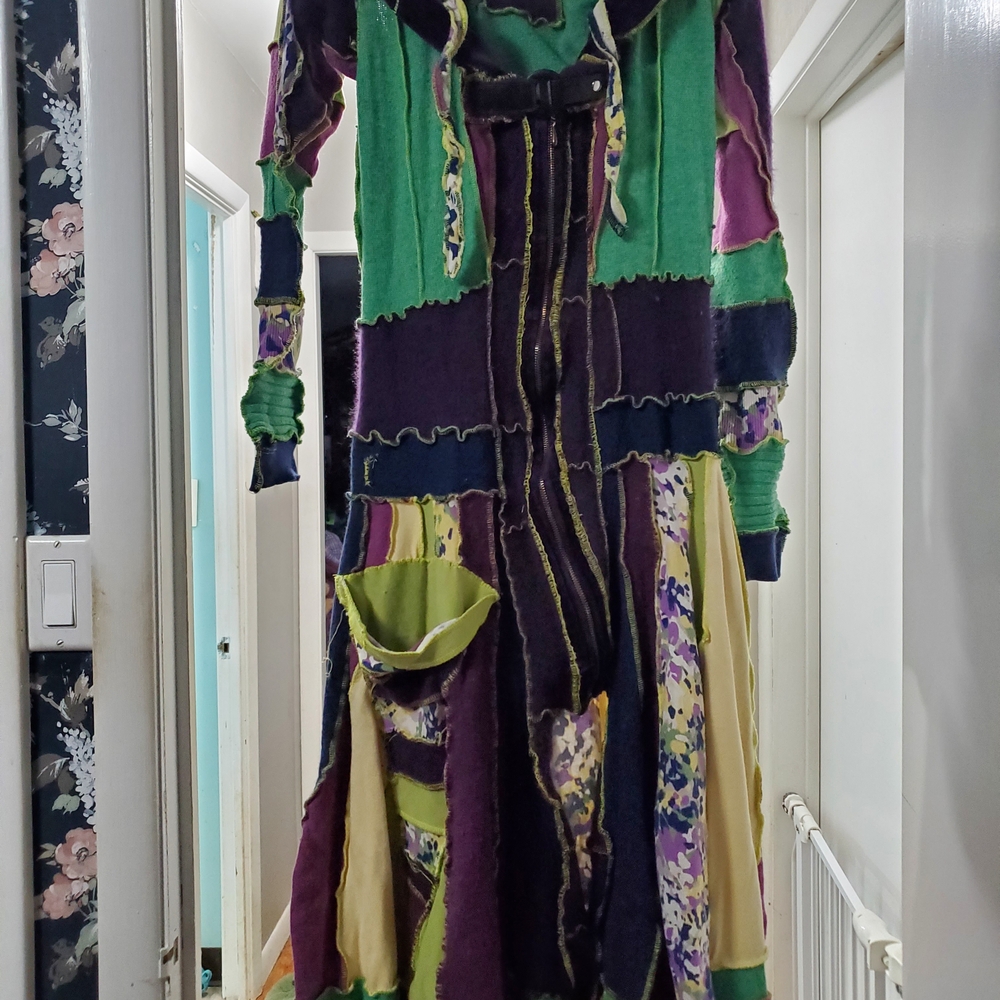 Katwise-inspired Patchwork Long Dress